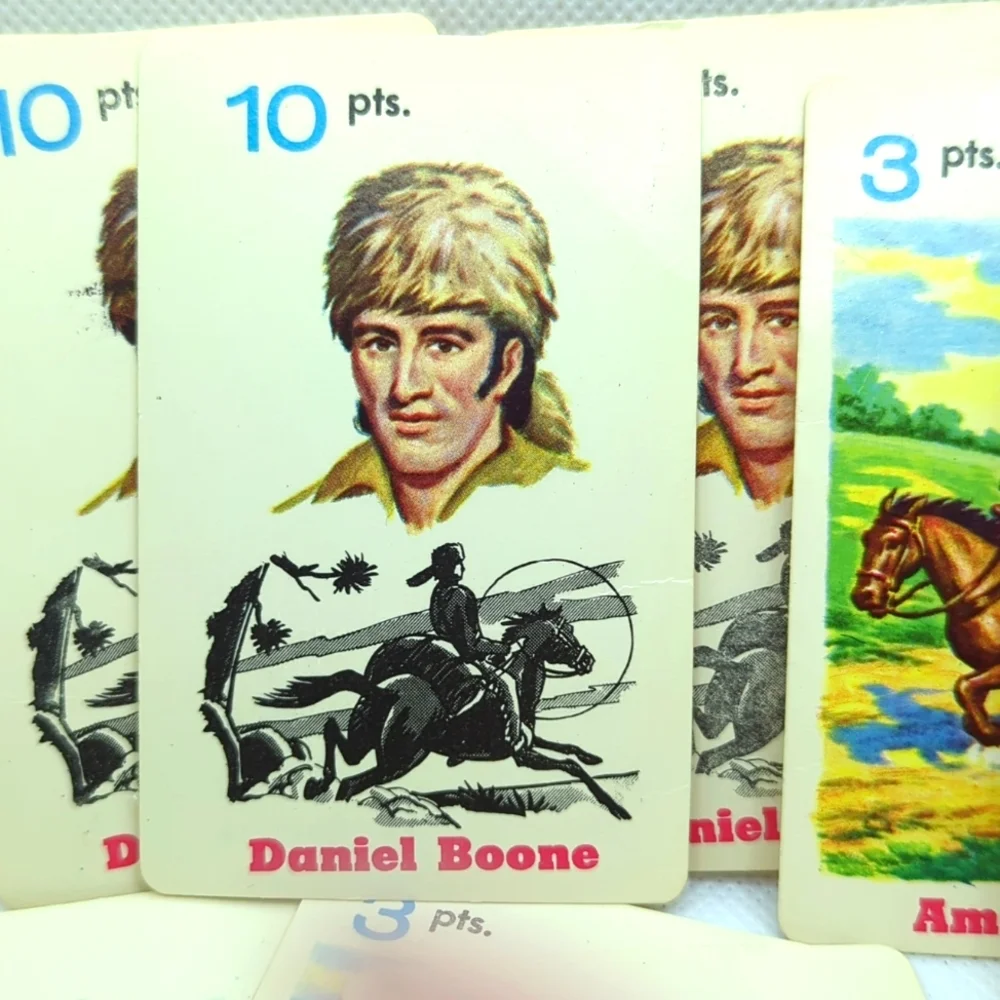 Daniel Boone Card Game - Vintage 1965